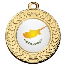 Cyprus medal 40mm free - cyprus,
