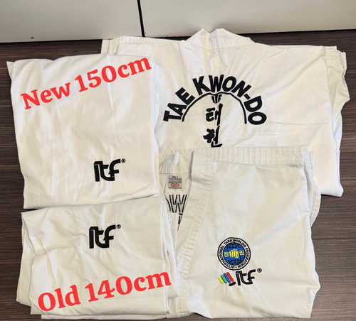 Itf taekwondo uniform white - itf,