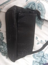 Ladies Small Sparkly Black Primark Clutch Bag