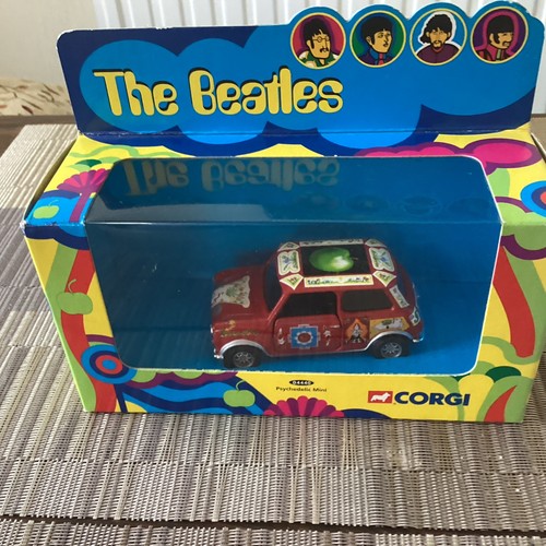 Corgi beatles psychedelic - beatles,