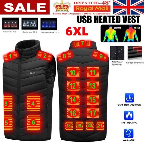 Heated vest electric jacket - electric,