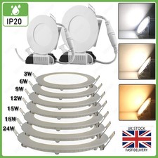 3W 6W 9W 12W 15W 18W 24W LED Recessed Ceiling Flat Panel Down Light Ultra slim