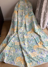 LOVELY VINTAGE COUNTRY COTTAGE MARKS AND SPENCER REVERSIBLE QUILTED BEDSPREAD