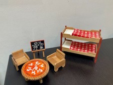 Vintage1970's Lundby Dolls House Bunk Beds & Playroom set