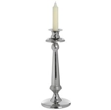 Chrome-Plated Candlestick -