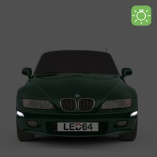 2 LED bulbs position lights / parking lights white for BMW Z3 E36