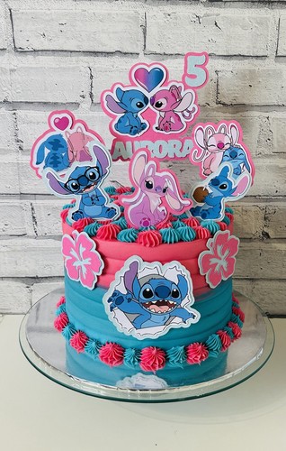 Angel and stitch cake - angel,
