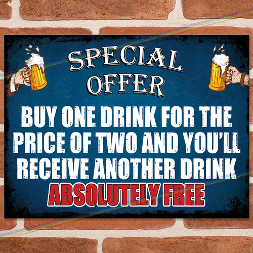 Special offer funny metal - offer,
