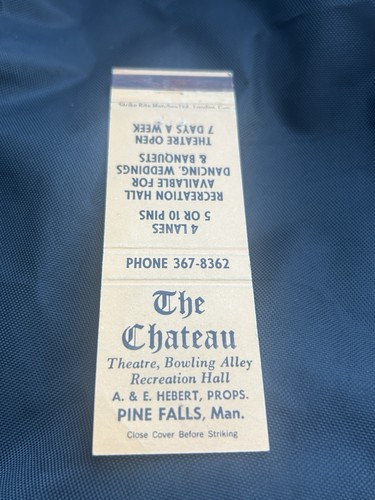 Matchbook the chateau theatre - the,