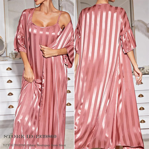 Elegant female long nightgown - elegant,