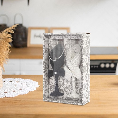 2pcs wedding champagne glass - 2pcs,