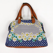 Accessorize Navy Daisy Print Travel Bag Matching Wallets 45cm x 30cm Weekend