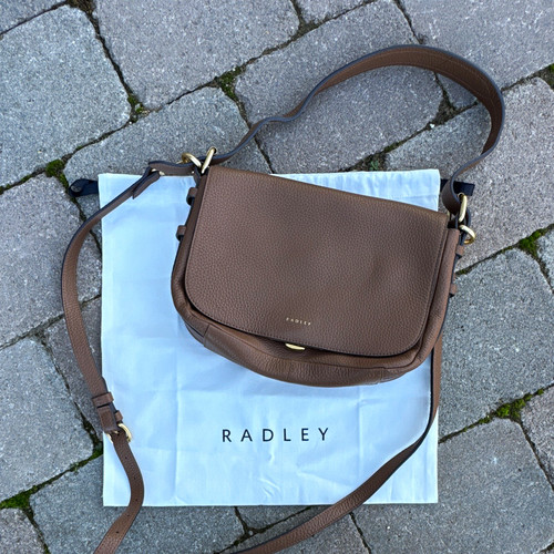 Radley london brown pebbled - london,