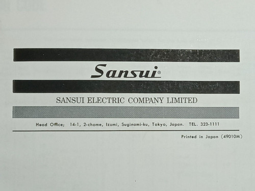 Sansui 222 323 turntable - sansui, sr-222