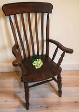 Antique High Back Grandfather