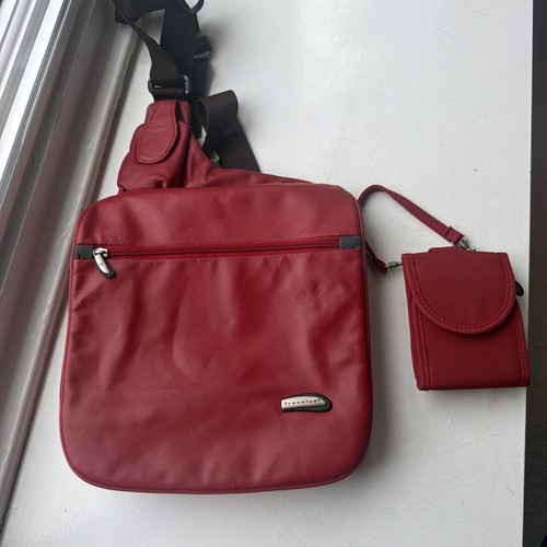 Travelon red cross body anti - body,