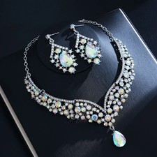 Vintage Crystal Necklace &
