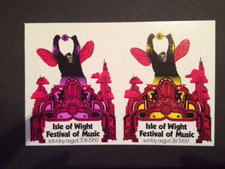 1969 Isle Of Wight Festival Weekend Ticket (Bob Dylan/The Who/Free)