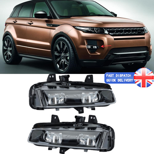 Led front fog - light, black