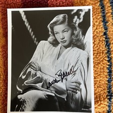 Lauren Bacall signed in person 8 x 10 photo￼ - Mrs. Humphrey Bogart