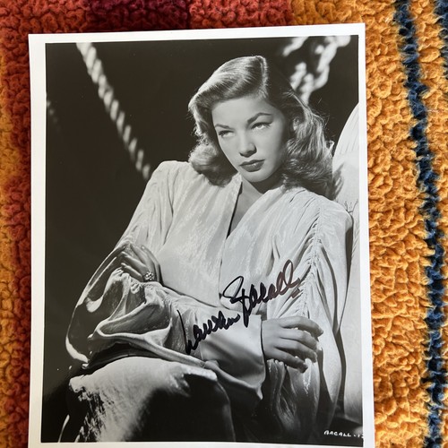 Lauren bacall signed - bacall,