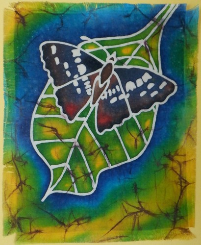 Butterfly painting batik - butterfly,