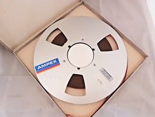 AMPEX 406 1/4" PROFESSIONAL ALI REEL TO REEL 10.5" MAGNETIC AUDIO TAPE BOXED