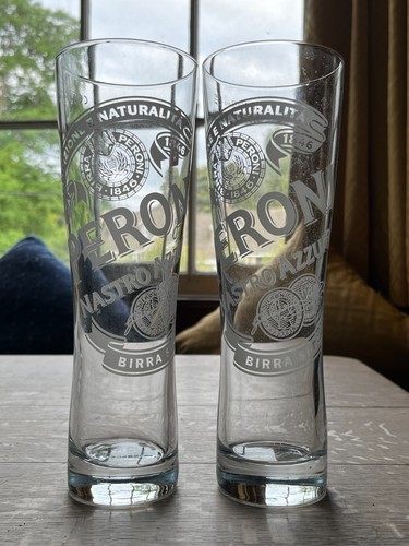 Peroni pint glasses - x,