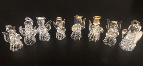 Spun glass guardian angels - glass,