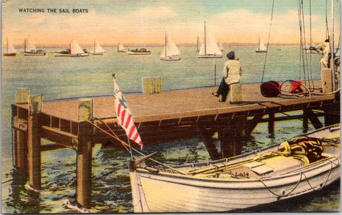 Vintage postcard 1939 wildwood - 1939,