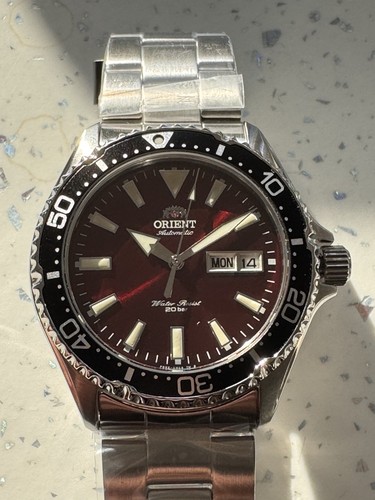 Orient mako 42mm red dial - 42mm,