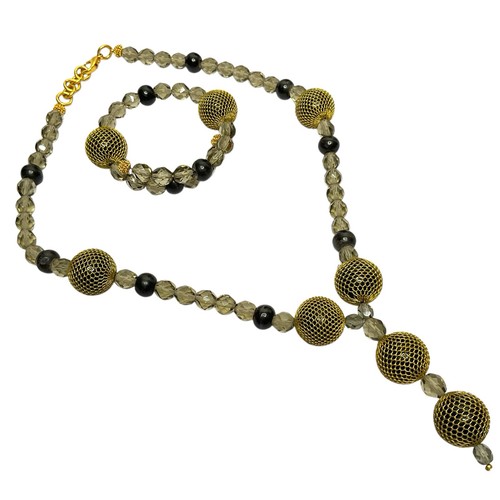 Designer beaded necklace - designer, &