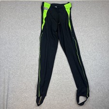 Ronhill Classic Womens Running Trackster Black Neon Green With Stirrups England