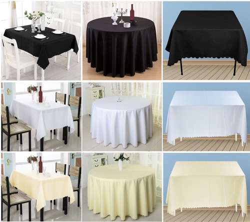 Round rectangle tablecloth - round,