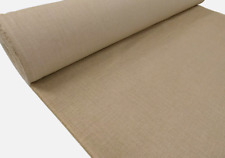 LAURA ASHLEY WOOTON NATURAL BEIGE Hardwearing Chenille Weave Upholstery Fabric