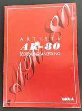 Yamaha Artiste AR80 Organ Manual - German edition