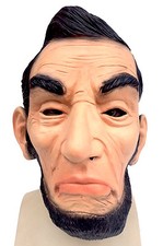 Abraham Lincoln Mask Abe Halloween President Election Year Latex The Purge 3 