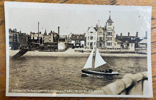 Real photo postcard marine - of,