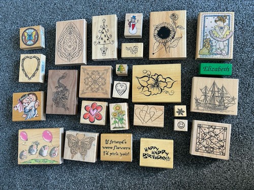 Vintage logo rubber stamps - logo,