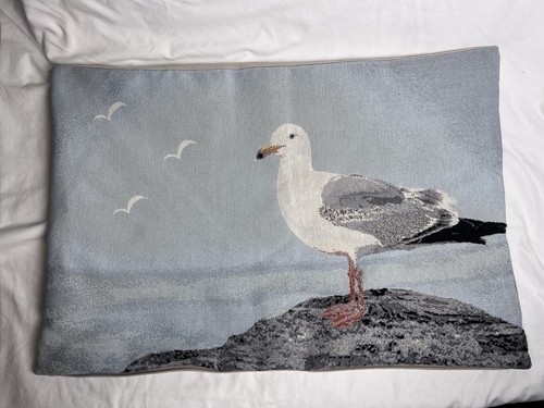 Seagull woven cushion cover - seagull,