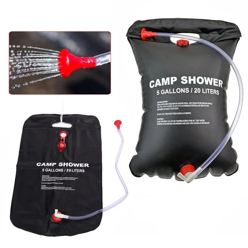20l solar camping shower - solar,