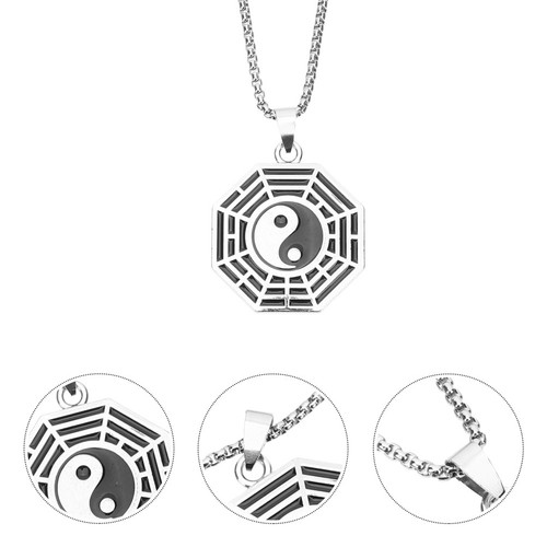 Necklace pendant - necklace, yin