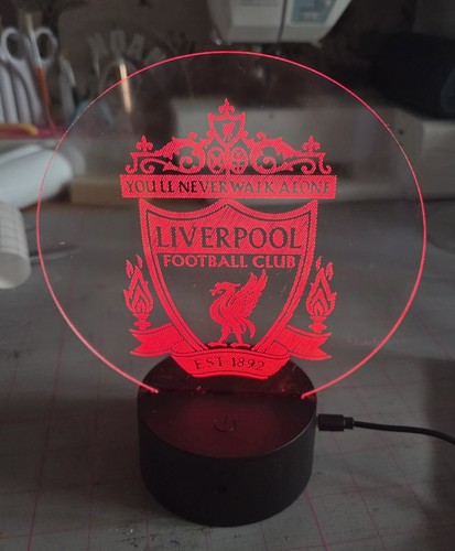 Engraved liverpool led - led, stand