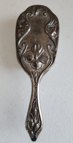 Vintage silver plate - vintage, hair
