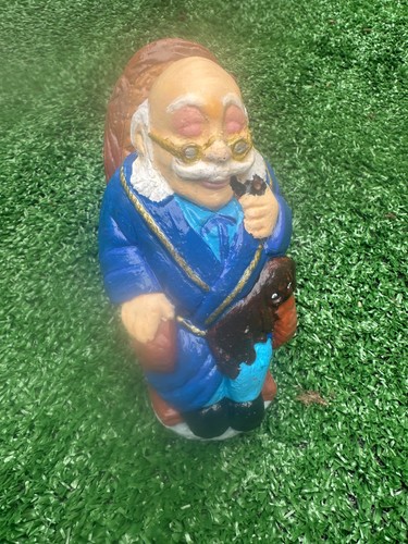 Vintage small old - man, garden