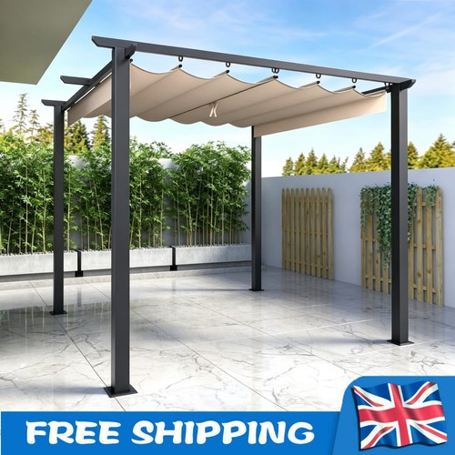8x8ft metal pergola 2 - metal, x