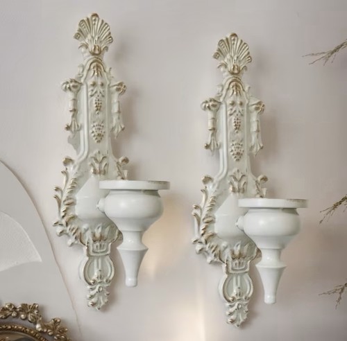 Pair ornate vintage - pair,