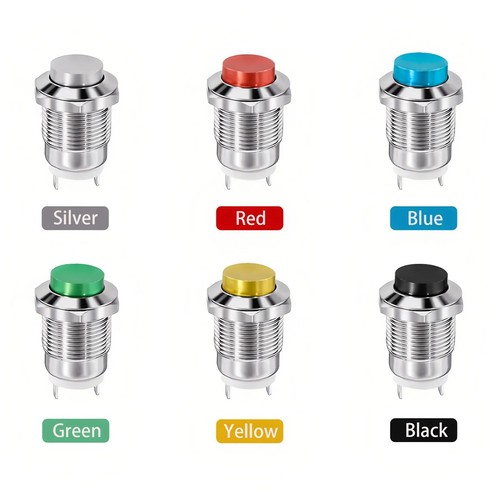 Red momentary push button - red,