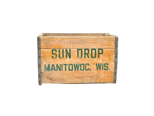 Vintage sun drop - vintage, crate