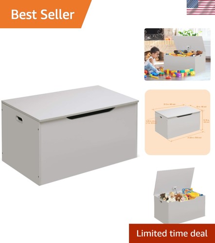 Wooden toy box storage chest - box,